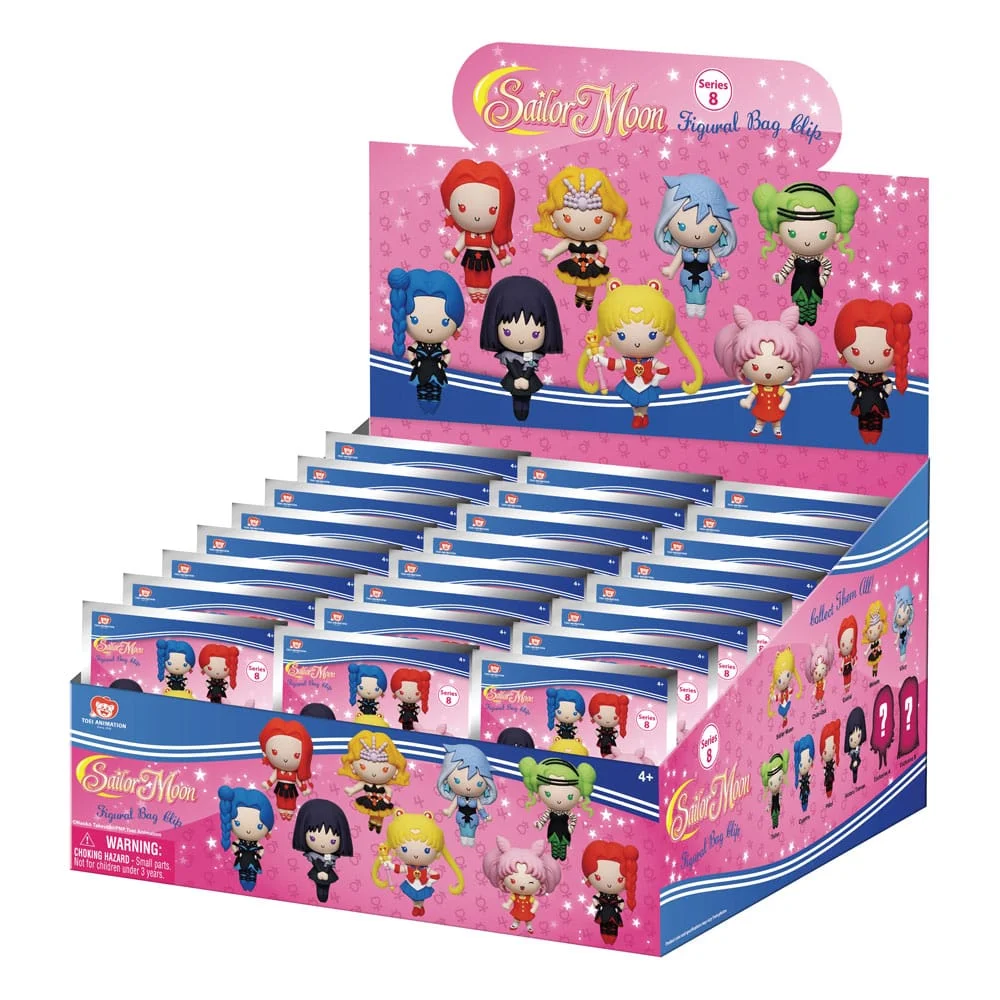 Sailor Moon 3D PVC Bag Clips Series 8 Blind Bag - 1 Unidade